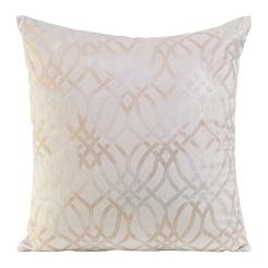 Poszewka dekoracyjna ARETA 40x40 Eurofirany kremowy/srebrny