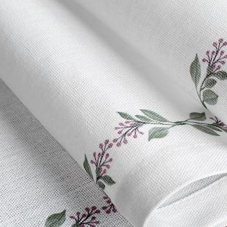 Obrus dekoracyjny LILY 40x140 Eurofirany biały