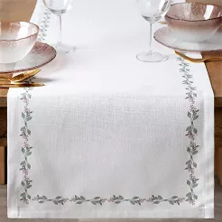 Obrus dekoracyjny LILY 40x140 Eurofirany biały