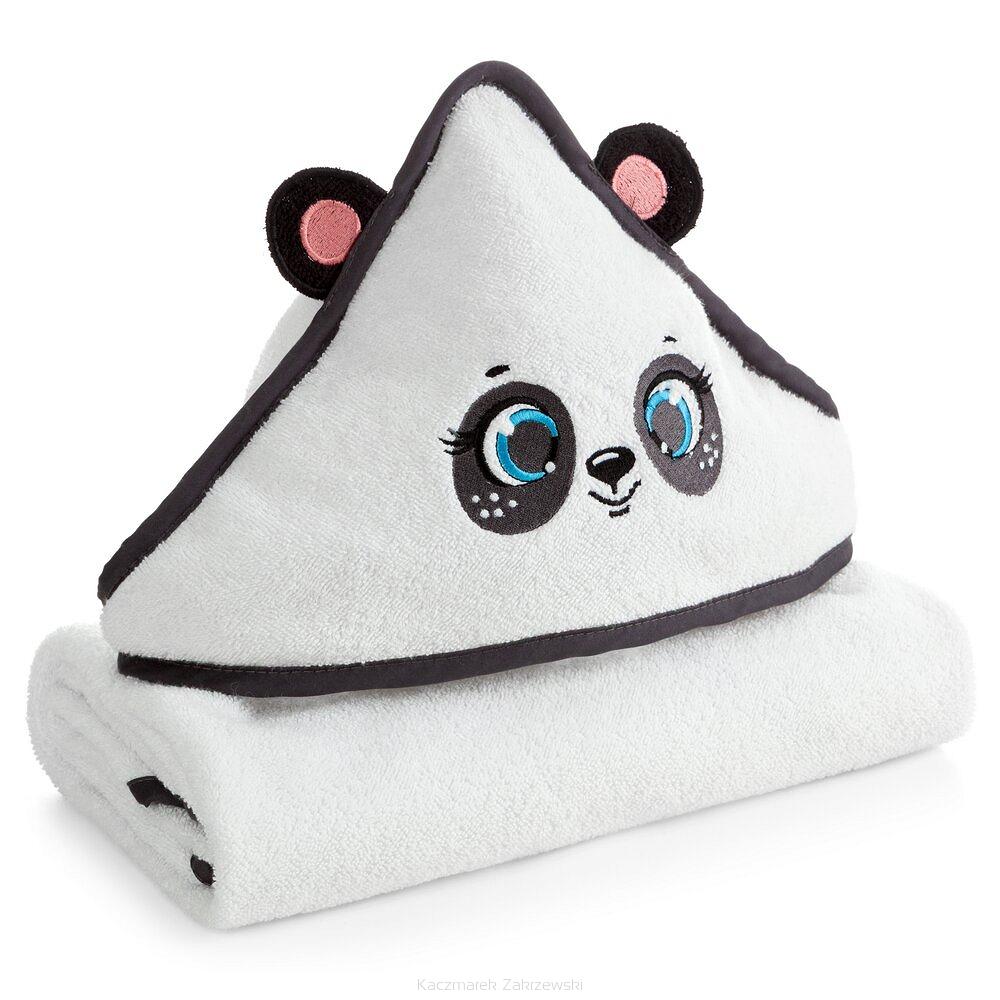 Ręcznik dziecięcy z kapturkiem BABY73 100x100 Eurofirany biały