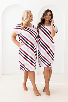 Koszula damska REGINA kod 175 bordo