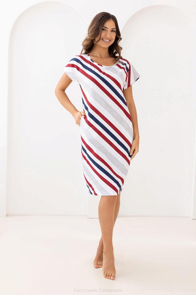 Koszula damska REGINA kod 175 bordo