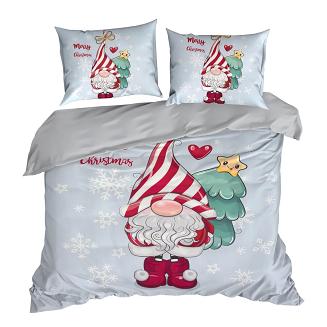 Komplet pościeli świąteczny POS 160x200 Eurofirany szary