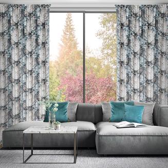 Zasłona gotowa na taśmie LUCIA Eurofirany kremowy