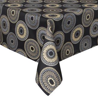 Obrus dekoracyjny GARDEN 140x220 Eurofirany czarny