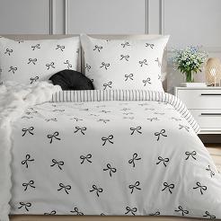 Pościel satynowa RAYA5 140x200 Eurofirany biały