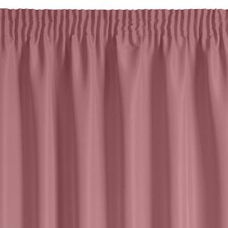 Zasłona gotowa na taśmie RITA 140x175 Eurofirany ciemnoróżowy