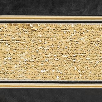 Zasłona gotowa na przelotkach BUENO 140x250 Eurofirany czarny