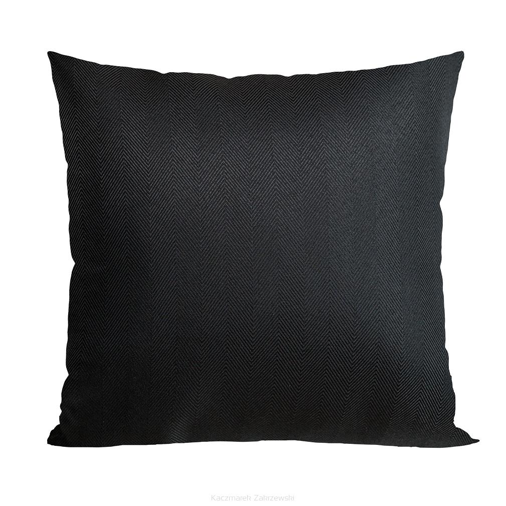 Poszewka dekoracyjna JODEŁKA 40x40 czarna