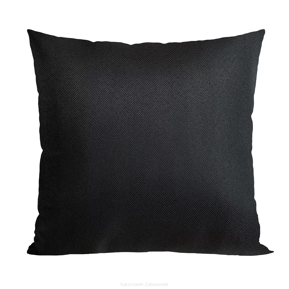 Poszewka dekoracyjna JODEŁKA 40x40 czarna