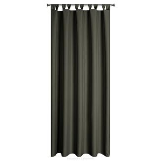 Zasłona gotowa na szelkach wodoodporna GARDEN 155x200 ogrodowa grafitowa