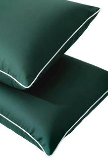 Poszewka bambusowa 50x70 butelkowa z białą bizą