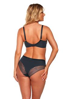 Biustonosz balkonteka z koronką Soft Antonia 1233 miękki granatowy