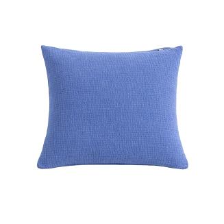 Poszewka bawełniana muślinowa 50x60 niebieska
