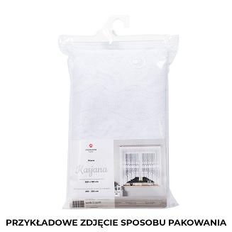 Firanka żakardowa gotowa na żabki KASJANA 400x160 biała