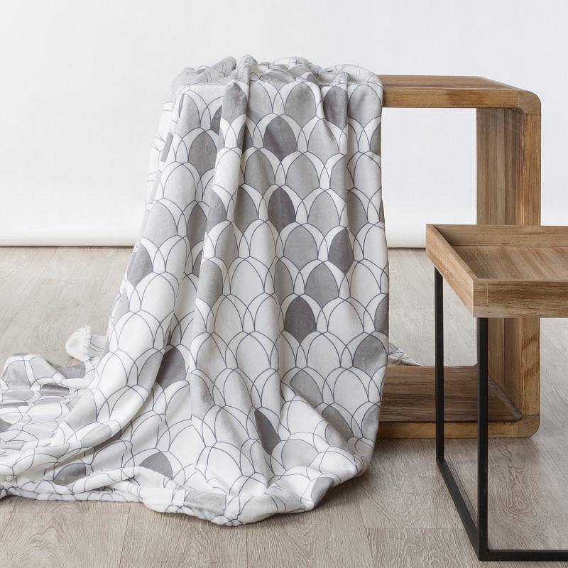 Koc narzuta KLOE 70x160 Eurofirany-D91 srebrny