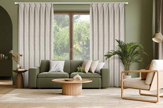 Zasłona gotowa JULA 140x270 Eurofirany jasnobeżowy