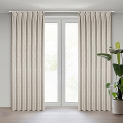 Zasłona gotowa JULA 140x270 Eurofirany jasnobeżowy