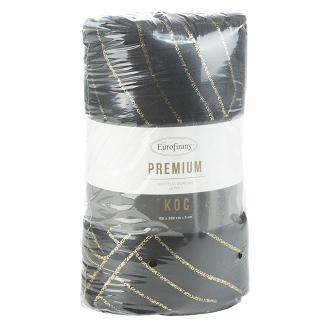 Koc narzuta LUNA 150x200 Eurofirany czarny/złoty