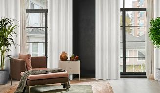 Zasłona gotowa na przelotkach MADISON 140x250 Eurofirany biały