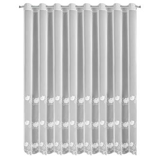 Firana gotowa na przelotkach LETI 350x260 Eurofirany biały