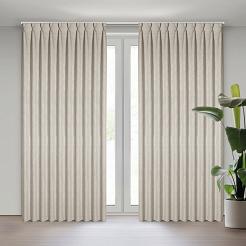 Zasłona gotowa JULA 210x270 Eurofirany jasnobeżowy