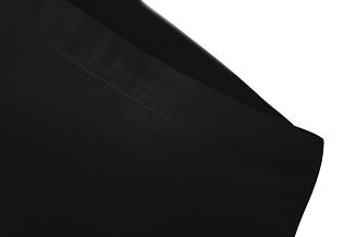 Prześcieradło bawełniane bez gumki SIMPLY 200x220 czarne