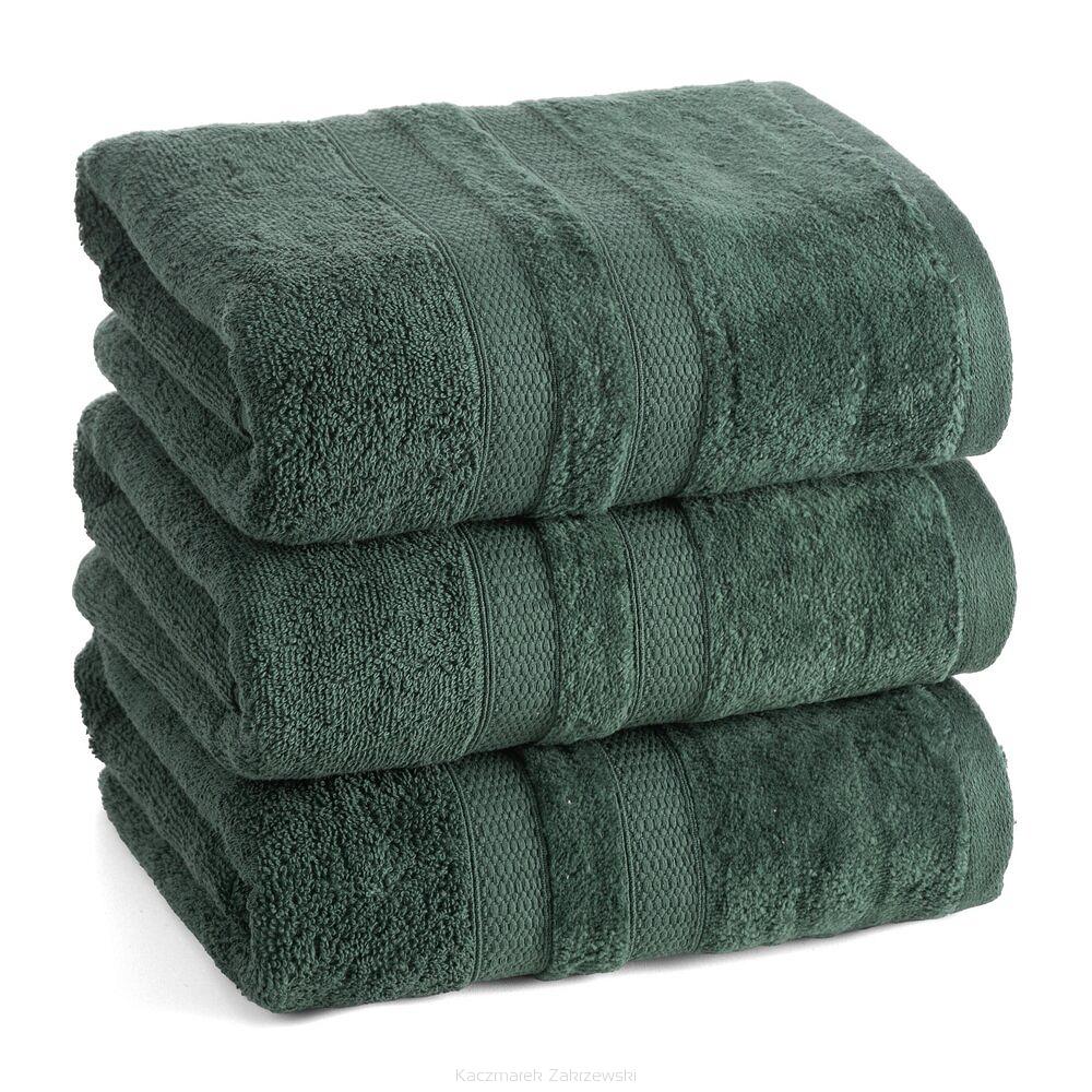 Ręcznik bawełniany PORTO 50x90 Eurofirany ciemnozielony