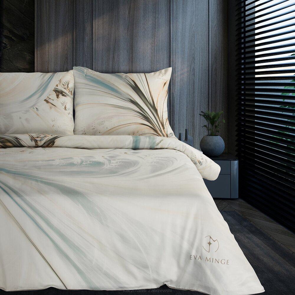 Pościel satynowa NOYA 160x200 Eva Minge Eurofirany kremowy