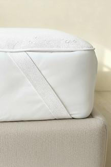 Wodoodporny ochraniacz na materac frotte 200x220 AQUASAFE biały