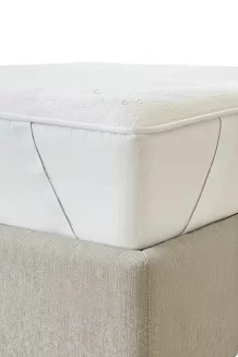 Wodoodporny ochraniacz na materac frotte 200x220 AQUASAFE biały