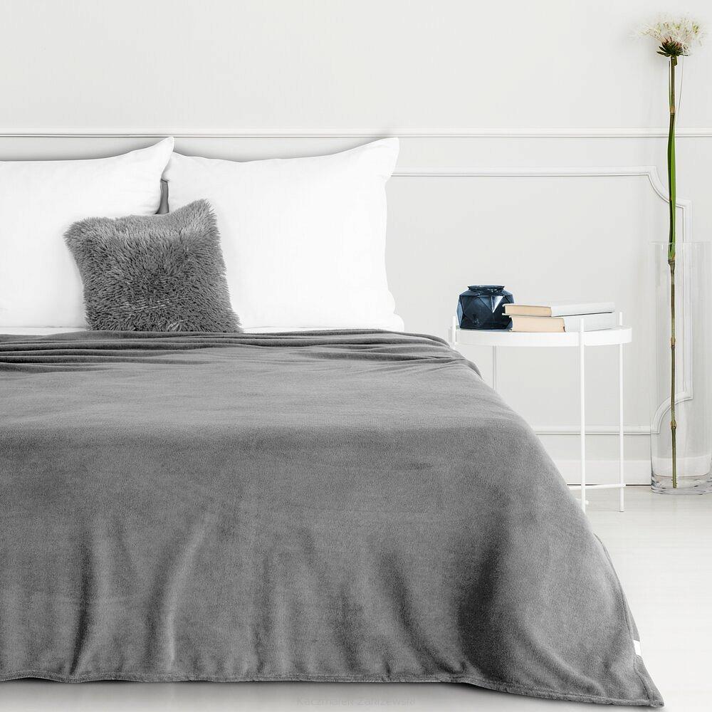 Koc narzuta SIMPLE1 Eurofirany srebrny