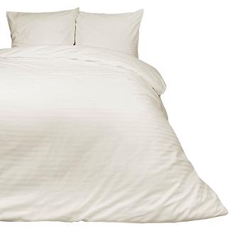 Pościel satyna bawełniana adamaszek 180x200 kremowa