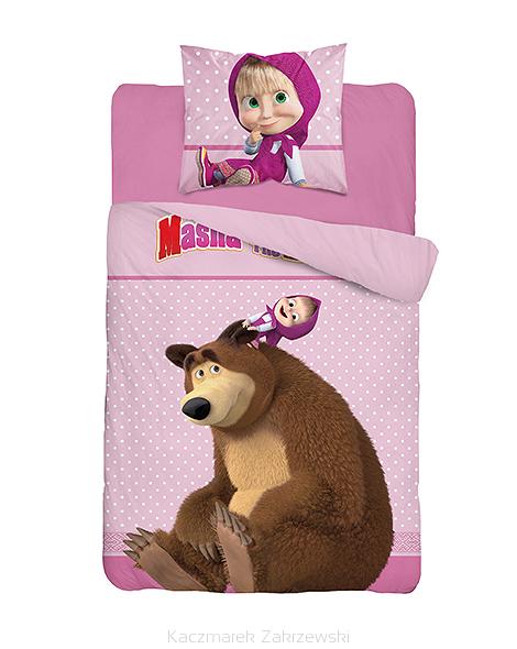 Pościel dla dzieci 160x200 Masha i Niedźwiedź 045