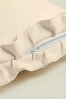 Beżowa Poszewka 40x40 Dreamy Boucle