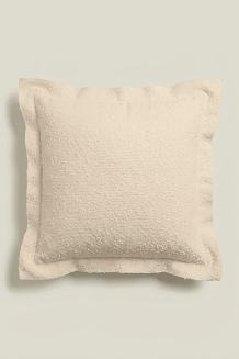 Beżowa Poszewka 40x40 Dreamy Boucle