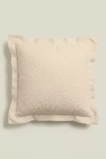 Beżowa Poszewka 40x40 Dreamy Boucle