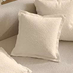Beżowa Poszewka 40x40 Dreamy Boucle