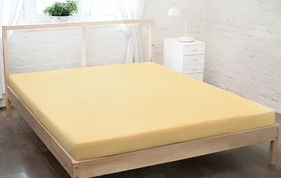 Prześcieradło jersey z gumką 200x220 bananowy