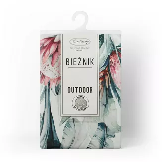 Obrus dekoracyjny GARDEN 40x180 Eurofirany biały