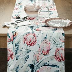 Obrus dekoracyjny GARDEN 40x180 Eurofirany biały