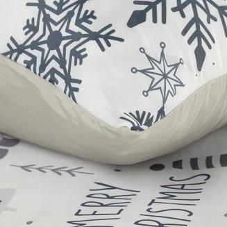 Komplet pościeli świąteczny POS 140x200 Eurofirany biały