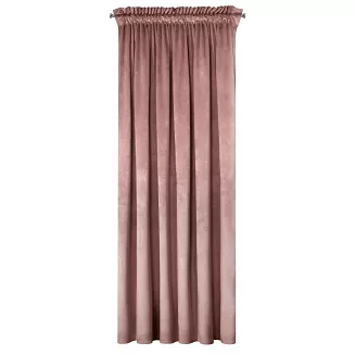Zasłona gotowa na taśmie ROSA 140x300 Design91 różowy