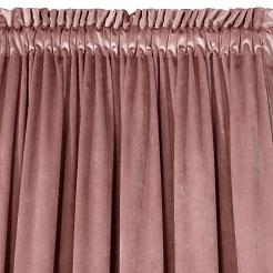 Zasłona gotowa na taśmie ROSA 140x300 Design91 różowy