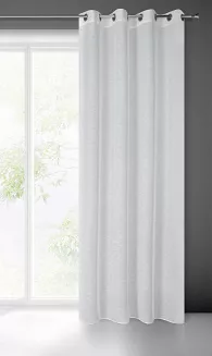 Firana gotowa na przelotkach LEXY 140x250 Eurofirany biały