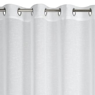 Firana gotowa na przelotkach LEXY 140x250 Eurofirany biały