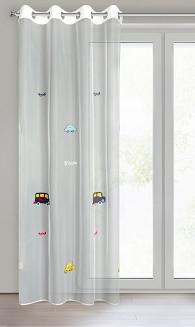 Firana gotowa na przelotkach ALVIN 140x250 Eurofirany biały