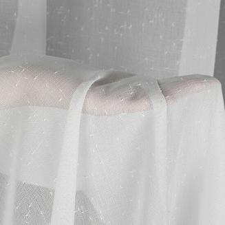 Firana gotowa na przelotkach ANGELA 300x250 Eurofirany biała