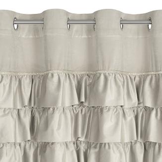 Zasłona gotowa na przelotkach SAMI 140x250 Eurofirany beżowy