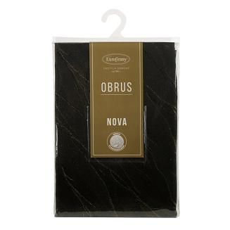 Obrus dekoracyjny SUZANA 180x140 Eurofirany czarny